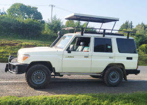 Landcruiser LX withpo up roof- self drive in Tanzania