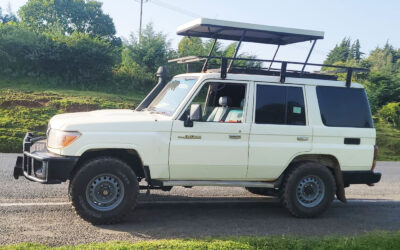Landcruiser LX withpo up roof- self drive in Tanzania